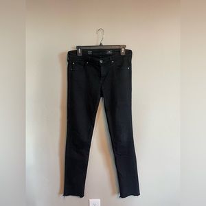 AG black skinny jeans